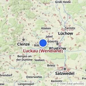 Kartenvorschau Luckau (Wendland)
