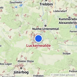 Kartenvorschau Luckenwalde