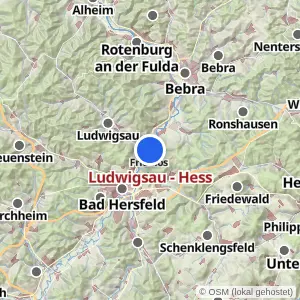 Kartenvorschau Ludwigsau - Hess