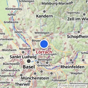 Kartenvorschau Lörrach