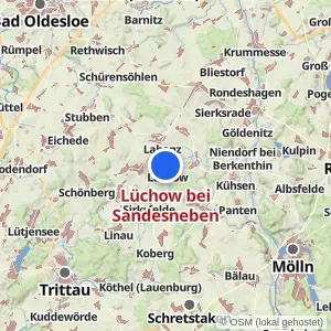 Kartenvorschau Lüchow bei Sandesneben