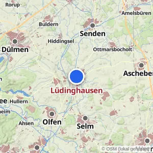 Kartenvorschau Lüdinghausen
