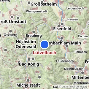 Kartenvorschau Lützelbach