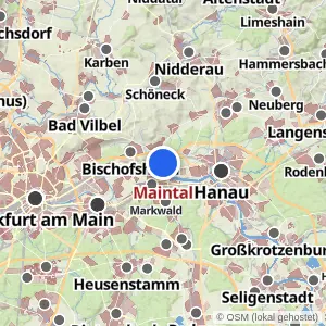 Kartenvorschau Maintal