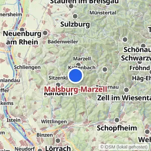 Kartenvorschau Malsburg-Marzell
