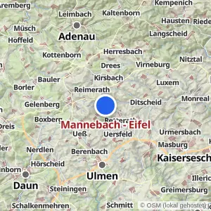 Kartenvorschau Mannebach - Eifel