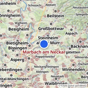 Kartenvorschau Marbach am Neckar
