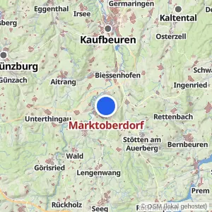 Kartenvorschau Marktoberdorf