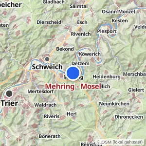 Kartenvorschau Mehring - Mosel