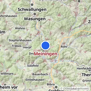Kartenvorschau Meiningen