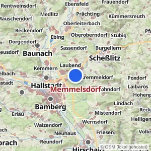 Kartenvorschau Memmelsdorf