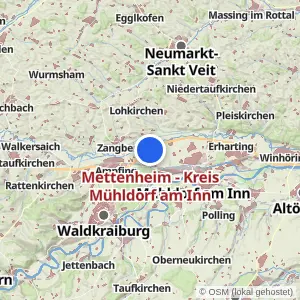 Kartenvorschau Mettenheim - Kreis Mühldorf am Inn