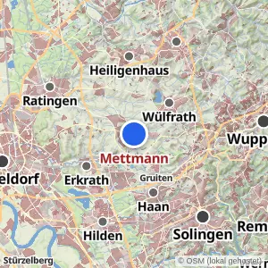 Kartenvorschau Mettmann