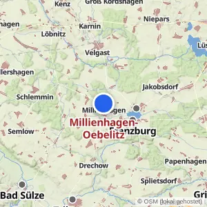 Kartenvorschau Millienhagen-Oebelitz