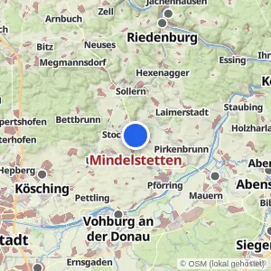 Kartenvorschau Mindelstetten