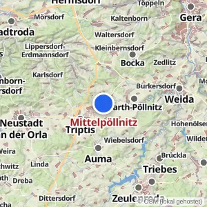 Kartenvorschau Mittelpöllnitz
