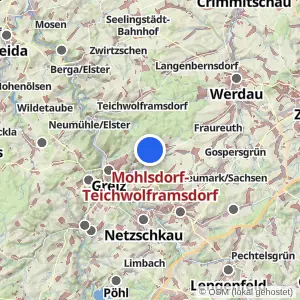 Kartenvorschau Mohlsdorf-Teichwolframsdorf