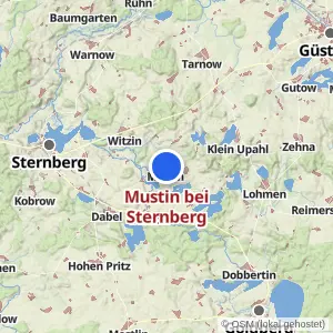 Kartenvorschau Mustin bei Sternberg