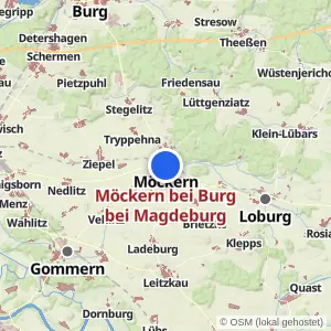 Kartenvorschau Möckern bei Burg bei Magdeburg
