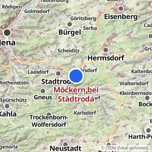 Kartenvorschau Möckern bei Stadtroda