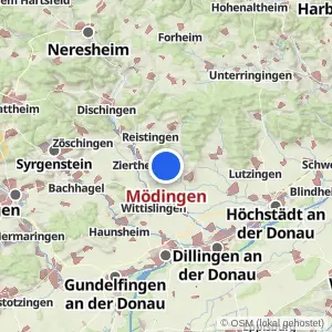 Kartenvorschau Mödingen