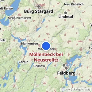 Kartenvorschau Möllenbeck bei Neustrelitz