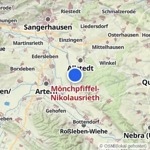 Kartenvorschau Mönchpfiffel-Nikolausrieth