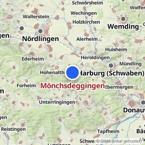 Kartenvorschau Mönchsdeggingen