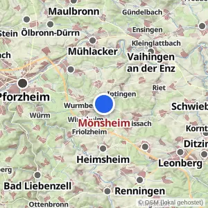 Kartenvorschau Mönsheim
