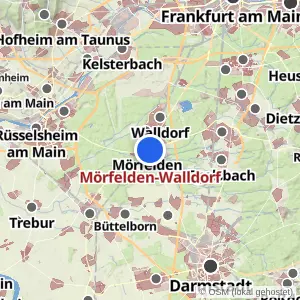 Kartenvorschau Mörfelden-Walldorf
