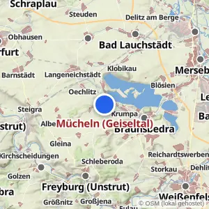 Kartenvorschau Mücheln (Geiseltal)