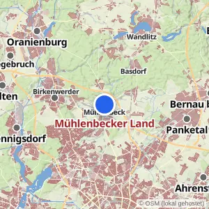 Kartenvorschau Mühlenbecker Land