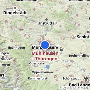 Kartenvorschau Mühlhausen - Thüringen