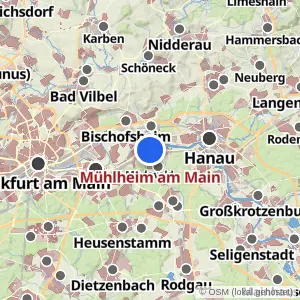 Kartenvorschau Mühlheim am Main