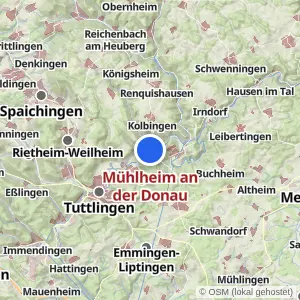Kartenvorschau Mühlheim an der Donau