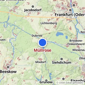 Kartenvorschau Müllrose