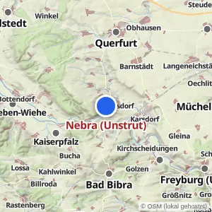 Kartenvorschau Nebra (Unstrut)