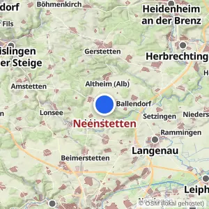 Kartenvorschau Neenstetten