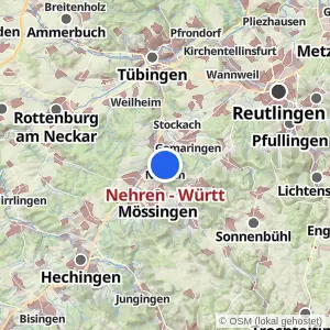Kartenvorschau Nehren - Württ