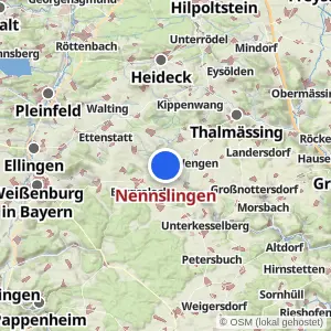 Kartenvorschau Nennslingen