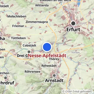 Kartenvorschau Nesse-Apfelstädt
