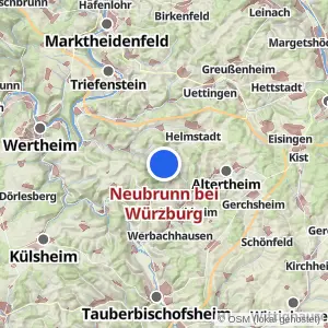 Kartenvorschau Neubrunn bei Würzburg