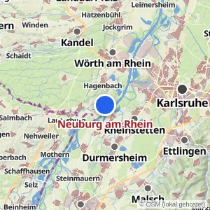 Kartenvorschau Neuburg am Rhein