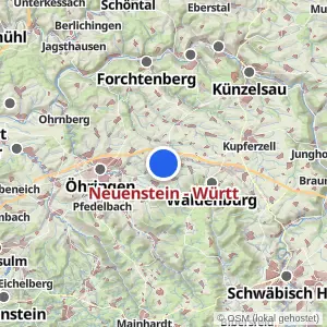 Kartenvorschau Neuenstein - Württ