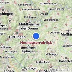 Kartenvorschau Neuhausen ob Eck
