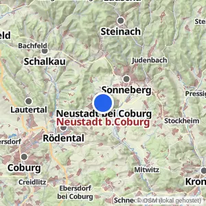 Kartenvorschau Neustadt b.Coburg