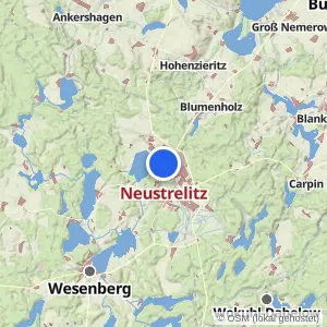 Kartenvorschau Neustrelitz