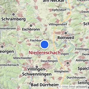 Kartenvorschau Niedereschach