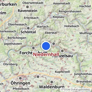 Kartenvorschau Niedernhall