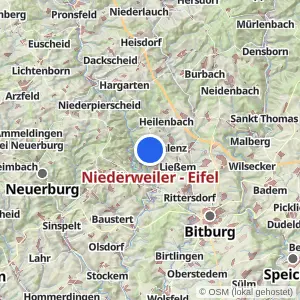 Kartenvorschau Niederweiler - Eifel